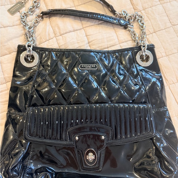 Coach Handbags - Vintage Coach Poppy Black Quilted Women's Bag